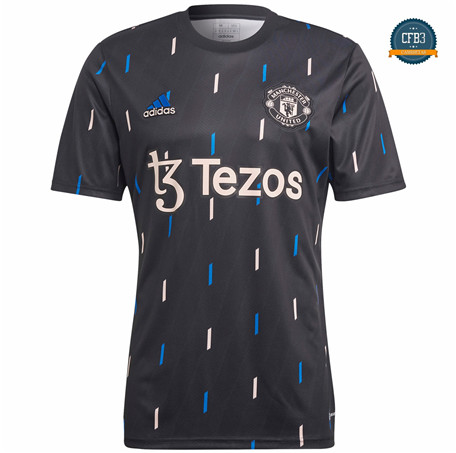Nuevas Cfb3 Camiseta Manchester United Equipación Pre Match - Negro 2022/2023