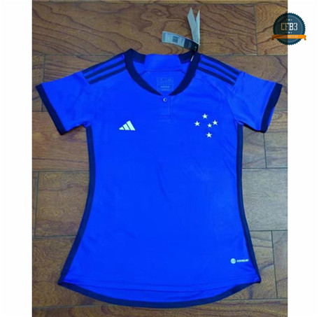 Nuevas Cfb3 Camiseta Cruzeiro Mujer 1ª Equipación Azul 2023/2024