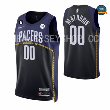 Nuevas Cfb3 Camiseta Bennedict Mathurin, Indiana Pacers 2022/23 - City