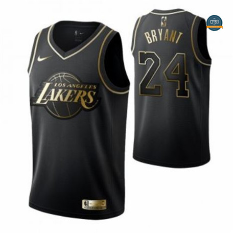 Replicas Cfb3 Camiseta Kobe Bryant, LA Lakers - Negro/Gold