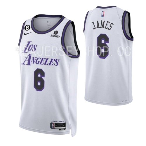 Tailandia Cfb3 Camiseta LeBron James, Los Angeles Lakers 2022/23 - Edición de la ciudad