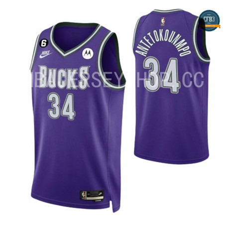 Nuevas Cfb3 Camiseta Giannis Antetokounmpo, Milwaukee Bucks 2022/23 - Classic