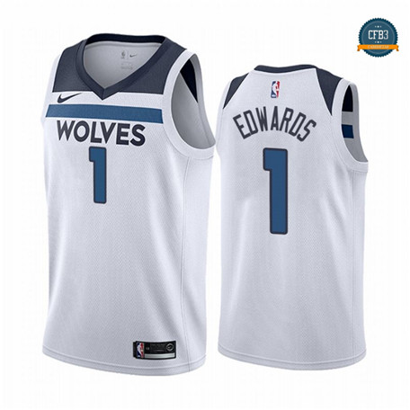 Tailandia Cfb3 Camiseta Anthony Edwards, Minnesota Timberwolves- Association