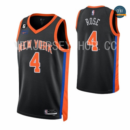 Replicas Cfb3 Camiseta Derrick Rose, New York Knicks 2022/23 - Edición de la ciudad