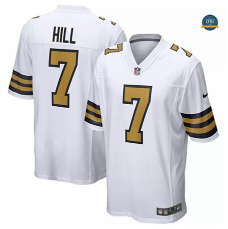 Nuevas Cfb3 Camiseta Taysom Hill, New Orleans Saints - Blanco