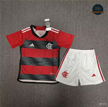 Replicas Cfb3 Camiseta Flamengo Niño 1ª Equipación 2023/2024