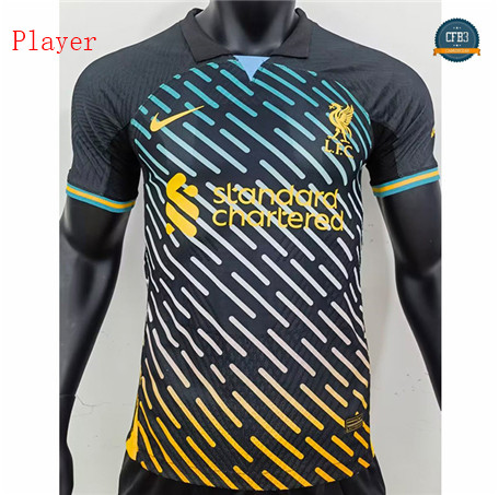 Cfb3 Camiseta Liverpool Equipación Negro/Amarillo 2022/2023