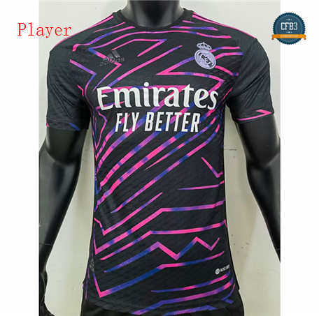 Nuevas Cfb3 Camiseta Real Madrid Player Equipación Negro/Rojo 2023/2024