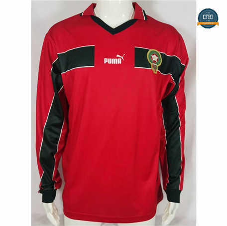 Cfb3 Camiseta Retro 1998 Marruecos 3ª Equipación Manga larga