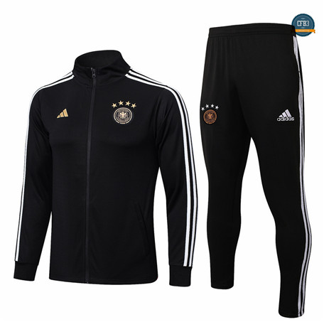 Comprar Cfb3 Camiseta Chaqueta Chándal Alemania Equipación Negro 2022/2023