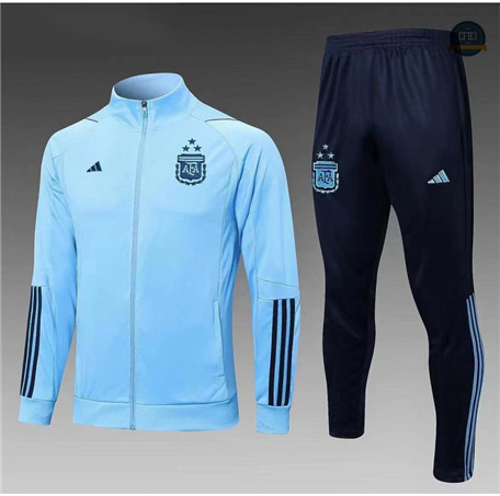 Diseñar Cfb3 Camiseta Chaqueta Chándal Argentina 3stars Equipación Azul 2023/2024