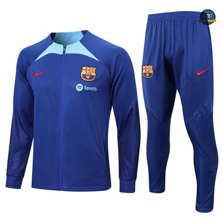 Comprar Cfb3 Camiseta Chaqueta Chándal Barcelona Equipación Azul 2022/2023