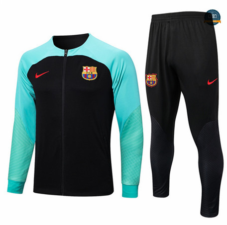 Nuevas Cfb3 Camiseta Chaqueta Chándal Barcelona Equipación Negro 2022/2023