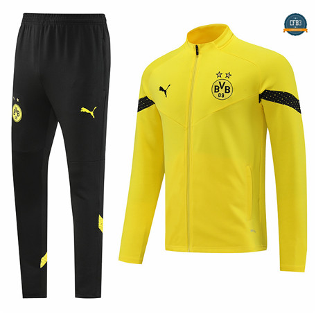 Nuevas Cfb3 Camiseta Chaqueta Chándal Borussia Dortmund Equipación Amarillo 2022/2023