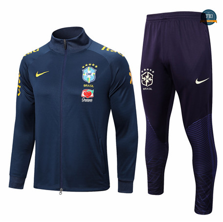 Nuevas Cfb3 Camiseta Chaqueta Chándal Brasil Equipación Azul 2022/2023