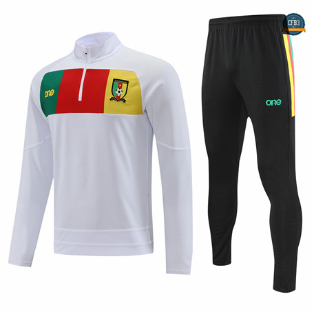 Nuevas Cfb3 Camiseta Chándal Camerún Equipación Blanco 2022/2023