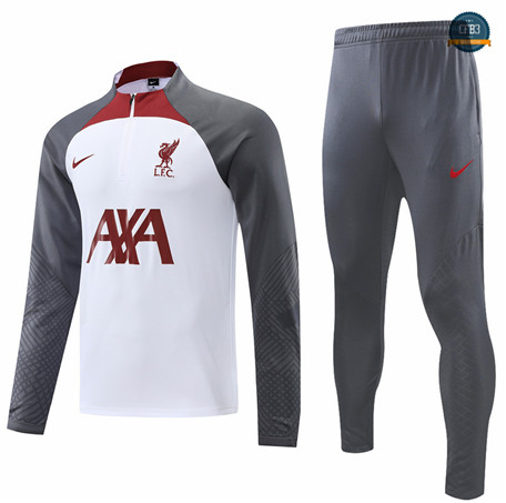 Venta Cfb3 Camiseta Chándal Liverpool Equipación Blanco 2022/2023