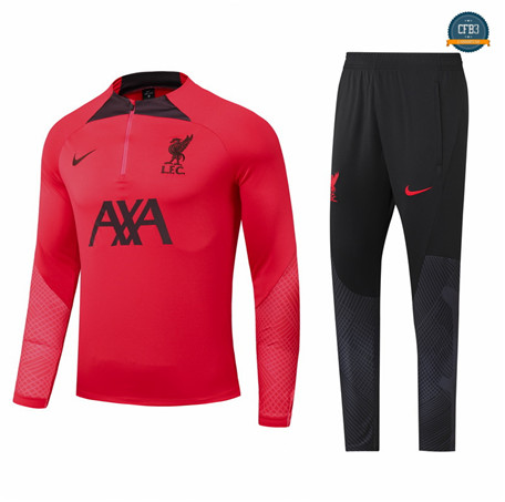 Diseñar Cfb3 Camiseta Chándal Liverpool Equipación Rojo 2022/2023