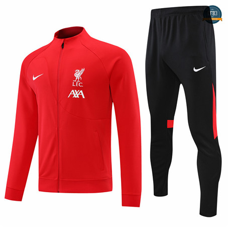 Nuevas Cfb3 Camiseta Chaqueta Chándal Liverpool Equipación Rojo 2022/2023