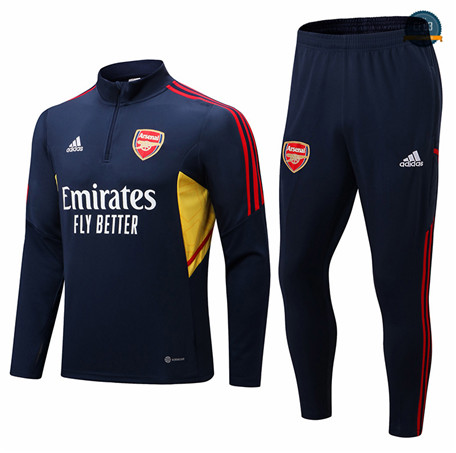 Diseñar Cfb3 Camiseta Chándal Niño Arsenal Equipación Azul 2022/2023