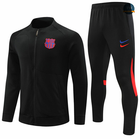 Diseñar Cfb3 Camiseta Chaqueta Chándal Niño Barcelona Equipación Negro 2022/2023