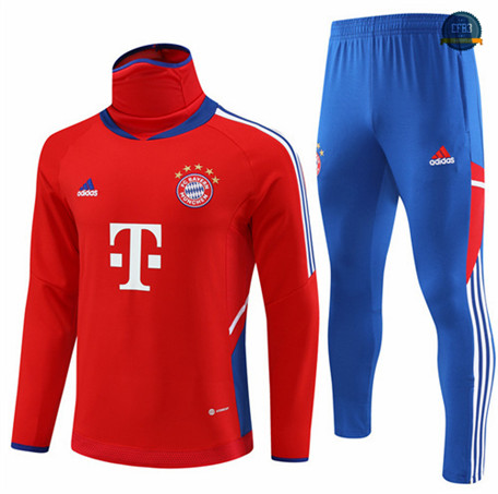 Diseñar Cfb3 Camiseta Chándal Niño Bayern Munich Equipación Rojo 2022/2023