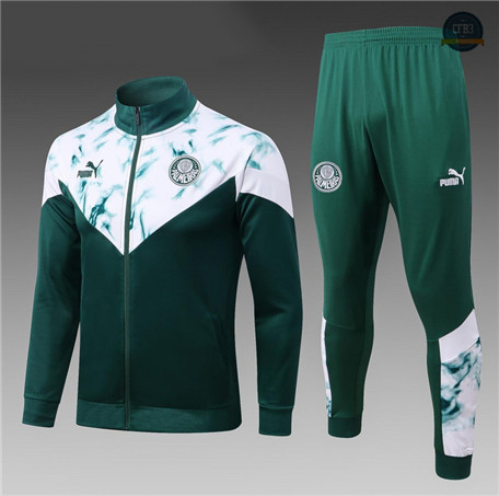 Diseñar Cfb3 Camiseta Chaqueta Chándal Niño Palmeiras Equipación Verde 2022/2023