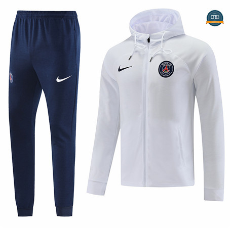 Diseñar Cfb3 Camiseta Chaqueta Chándal Paris Paris Saint Germain Equipación Sombrero Blanco 2022/2023