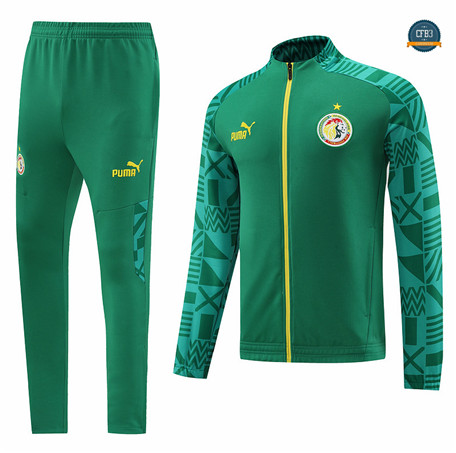 Venta Cfb3 Camiseta Chaqueta Chándal Senegal Equipación Verde 2022/2023