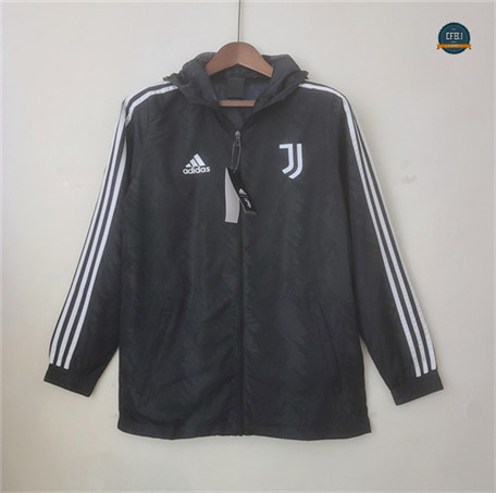 Nuevas Cfb3 Camiseta Chaqueta Rompevientos Juventus Equipación Negro 2022/2023