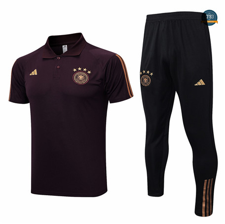 Crear Cfb3 Camiseta Entrenamiento Alemania Polo + Pantalones Equipación brun 2022/2023