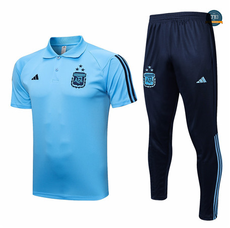 Comprar Cfb3 Camiseta Entrenamiento Argentina + Pantalones Equipación 3 stars Azul 2023/2024