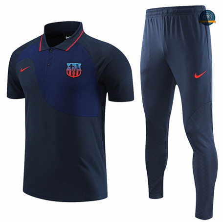 Venta Cfb3 Camiseta Entrenamiento Barcelona + Pantalones Equipación Azul 2022/2023