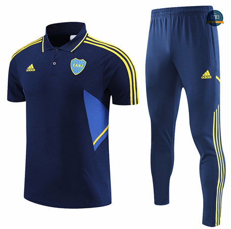 Crear Cfb3 Camiseta Entrenamiento Boca Juniors Polo + Pantalones Equipación Azul 2022/2023