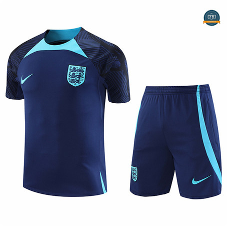 Venta Cfb3 Camiseta Entrenamiento Inglaterra + Pantalones Equipación Azul 2022/2023