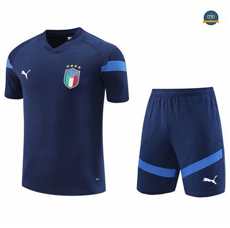 Nuevas Cfb3 Camisetas Entrenamiento Italia + Pantalones Equipación Azul 2022/2023