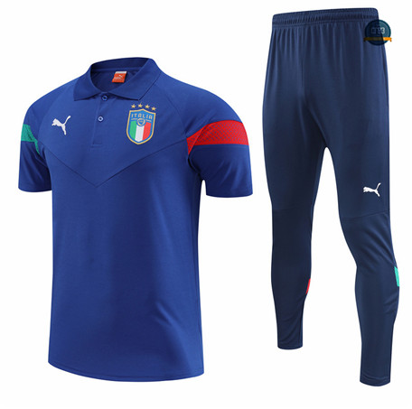 Nuevas Cfb3 Camiseta Entrenamiento Italia + Pantalones Equipación Azul 2022/2023