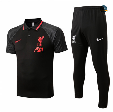 Crear Cfb3 Camiseta Entrenamiento Liverpool + Pantalones Equipación Negro 2022/2023