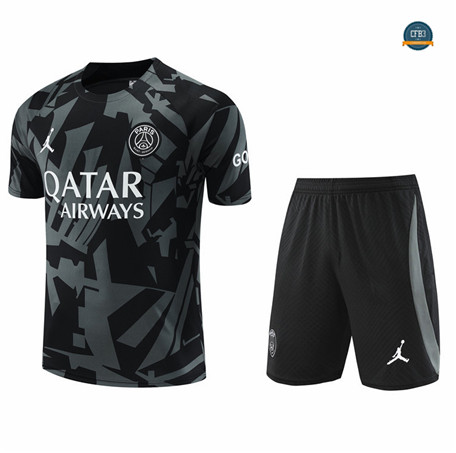 Diseñar Cfb3 Camisetas Entrenamiento Paris Paris Saint Germain + Pantalones Equipación Negro 2022/2023