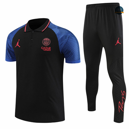 Venta Cfb3 Camisetas Entrenamiento Paris Paris Saint Germain + Pantalones Equipación Negro 2022/2023
