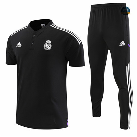 Crear Cfb3 Camiseta Entrenamiento Real Madrid + Pantalones Equipación Negro 2022/2023