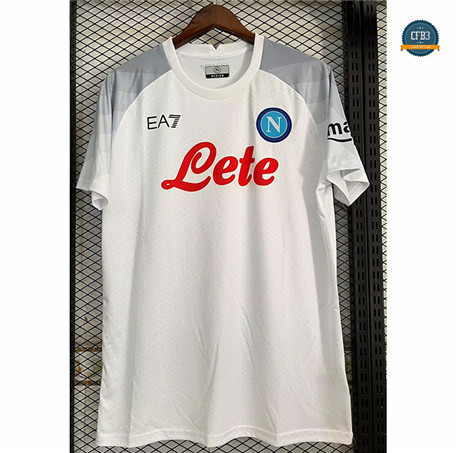 Nuevas Cfb3 Camiseta Napoli Equipación Blanco 2023/2024