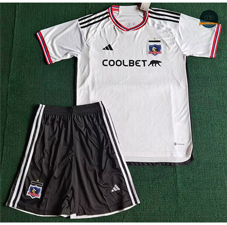 Venta Cfb3 Camiseta Colo Colo Niño 1ª Equipación Blanco 2023/2024