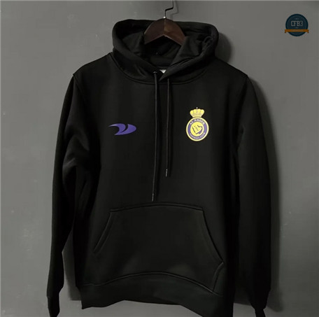 Crear Cfb3 Camiseta Sudadera con Capucha Al-Nassr Equipación Negro 2022/2023