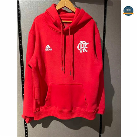 Crear Cfb3 Camiseta Sudadera con Capucha Flamengo Equipación Rojo 2022/2023