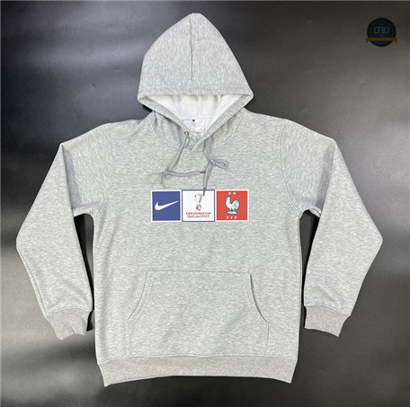 Venta Cfb3 Camiseta Sudadera con Capucha Francia Equipación Gris 2023/2024