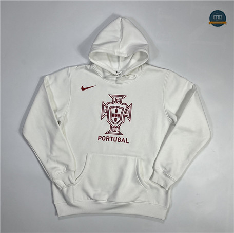 Comprar Cfb3 Camiseta Sudadera con Capucha Portugal Equipación Blanco 2023/2024