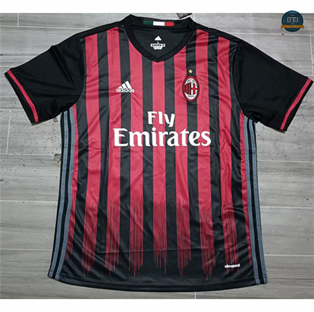 Cfb3 Camiseta Retro 2016-17 AC Milan 1ª Equipación