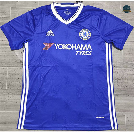 Venta Cfb3 Camiseta Retro 2016-17 Chelsea 1ª Equipación