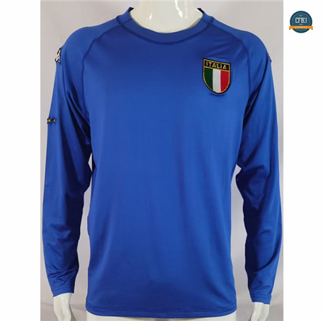 Cfb3 Camiseta Retro 2000 Italia 1ª Equipación Manga Larga